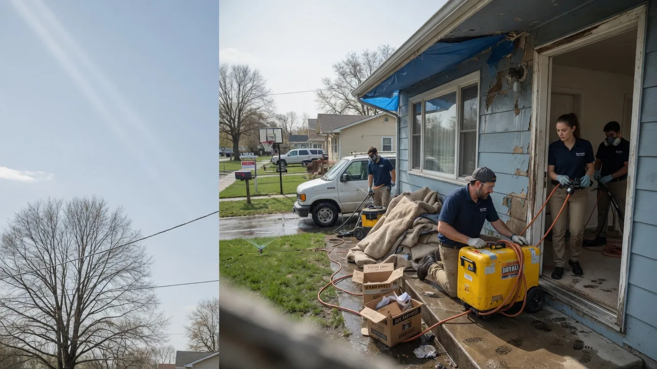 Basement Flood Cleanup in Benton, WI near me